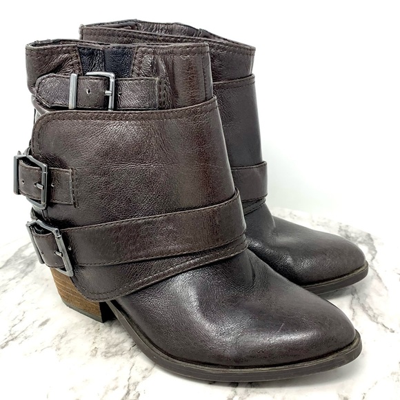 Jessica Simpson Shoes - Jessica Simpson Teagan Wrap Harness Boots 5/35 Petite Western Bohemian Moto Edgy